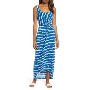 Tommy Bahama Oleana Striped Maxi Dress Size Large New With Tags
